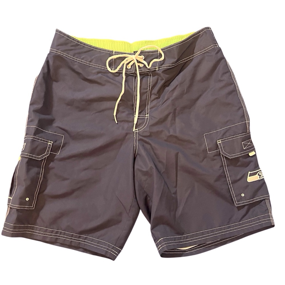 Men’s NAVY Seattle Seahawks Swim Trunks